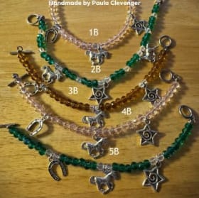 Handmade Multiple Charms Bracelet - 3B Brown item
