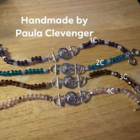 Handmade Horse Head Buckle Bracelet - 3C Brown and White item