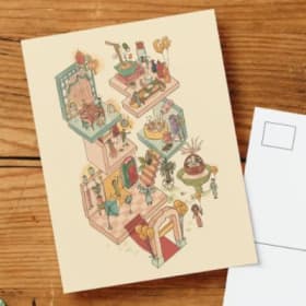 4x6 Postcard - GOLDEN WISH item