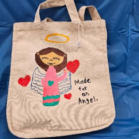 Hand-painted Tote Bag item