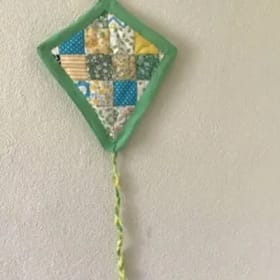 Quilted Kite Wall Hanging item