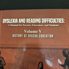 Dyslexia and Reading Difficulties: Volume V item
