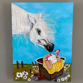 .Toile tomber dans les pommes item