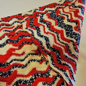 Homemade Crochet Afghan item