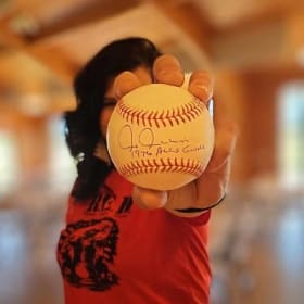 Chris Champliss ALCS Signed Baseball item