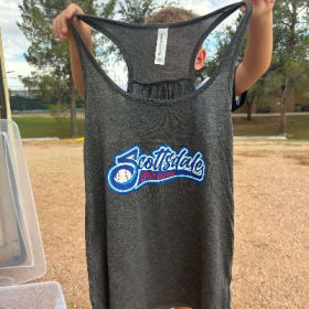 SMALL Womens SLL Grey Bella Canva Tank Top item