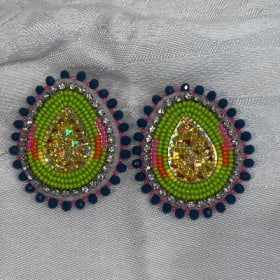 2" Beaded Earring item