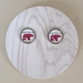 Handmade Mama Bear Earrings item