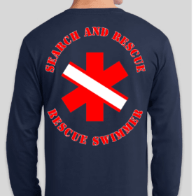 RESCUE SWIMMER  LONG SLEEVE T-SHIRT item