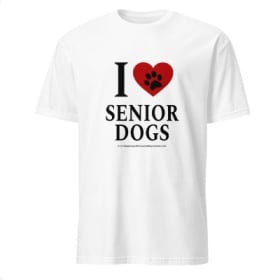 “I Love Senior Dogs” T-Shirt - X-Large item
