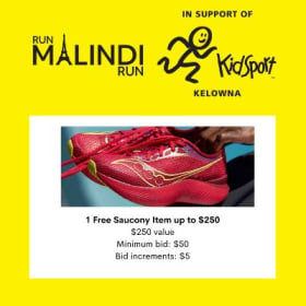 Saucony gift certificate 1 item