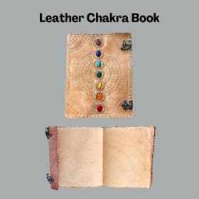 Leather Chakra Book item