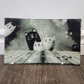 Plateau de service en verre item