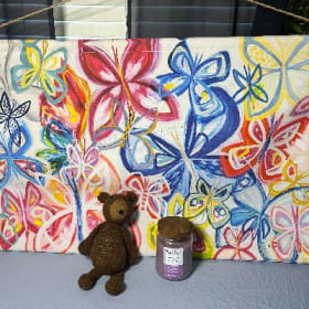 Banner, Candle, & Stuffy item