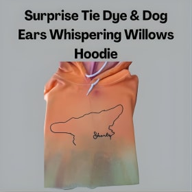 Limited Edition Tie Dye & Senior Ears Hoodie - Size X-Large item