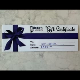 Dan's Door & Window GC item