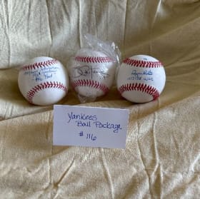 #116 - Yankees Signed Ball Package item
