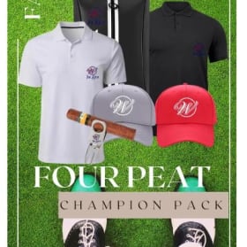 Fourpeat Champion Pack/CHARLIE YATES TEE TIME FOR 4 item