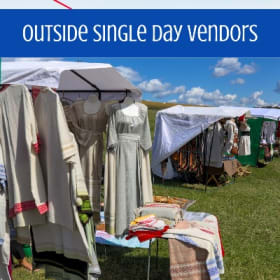 Outside Tent Single Day Vendors item