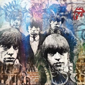LOT #3 - TOILE : ROLLING STONES - 600$ item