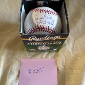 #235 Tony Perez Signed Ball item