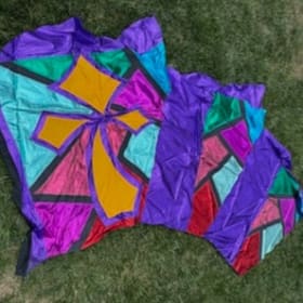 1991 Star of Indiana Stained Glass Flag  (3 of 5) item