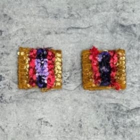 Star of Indiana 1990 Color Guard costume gauntlets item