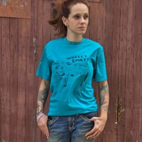 Blue "Where's Emily" T-shirt - Size 3XL item
