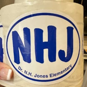 NHJ stickers (two) item