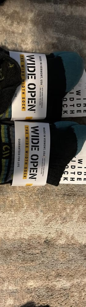 Item #38: Two Pairs of Wide Open Women's Hiking Socks item