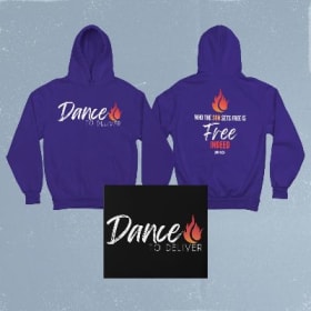 Purple Dance To Deliver Hoodie item