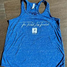 Women's Blue Heather Tank Top - Large item
