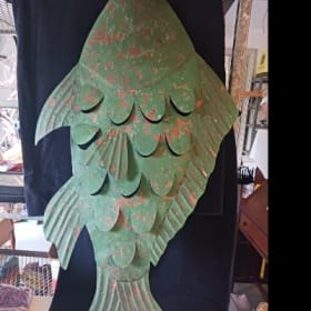 Handcrafted Metal Fish item