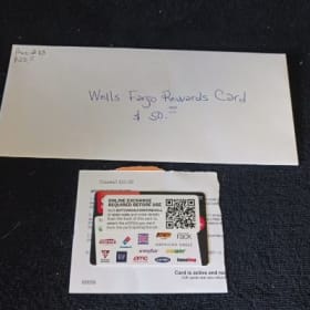 Wells Fargo Gift Card item