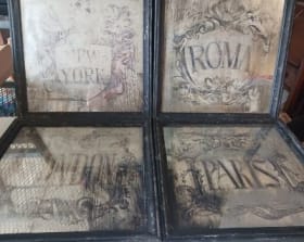 Set of (4) Antique Prints item