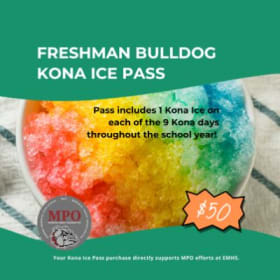 2025-2026 Freshman Bulldog Kona Ice Pass item