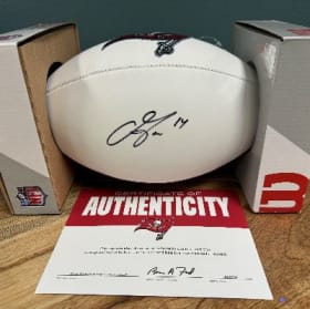 1. Autographed Buccaneer Football item