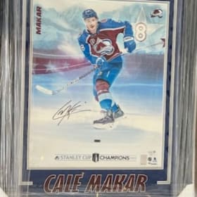 Signed Cale Makar Photo item