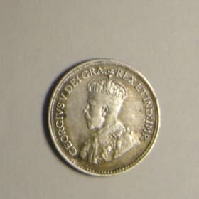 1919 silver canadian 5 cent item