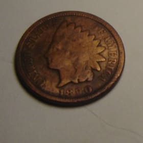 1890 indian head penny item