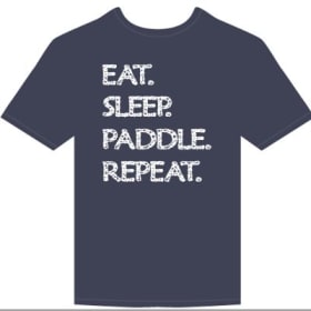 Blue 2XL - Eat Sleep Paddle T-shirt item
