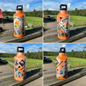 Massive 64 ounce custom water bottle item