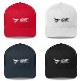 Embroidered Six Panel Trucker Hat item