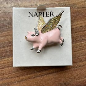 Napier Flying Pig Pin item