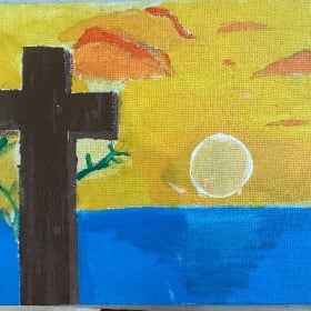Cross at Sunset item