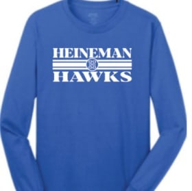 Design B: Blue Long Sleeve T-shirt item