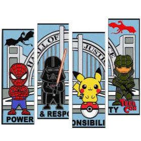 Official Teeb Con Power & Responsibility Patch Set item