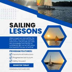 CSS@P's Adult Learn to Sail Course for Two Adults item