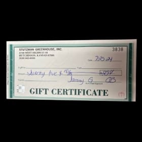 Stutzmans Greenhouse $50 gift Certificate item