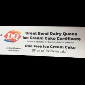Dairy Queen Ice Cream Cakes item